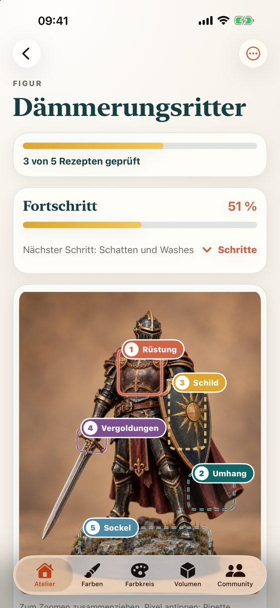 Bildschirmfoto: Ein Rezept für jede Zone