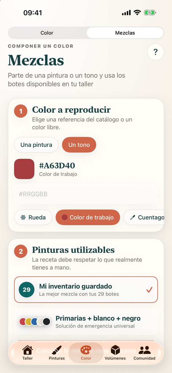 Captura de pantalla: Mezclar con acierto
