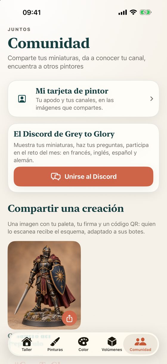 Captura de pantalla: Comparte lo que pintas